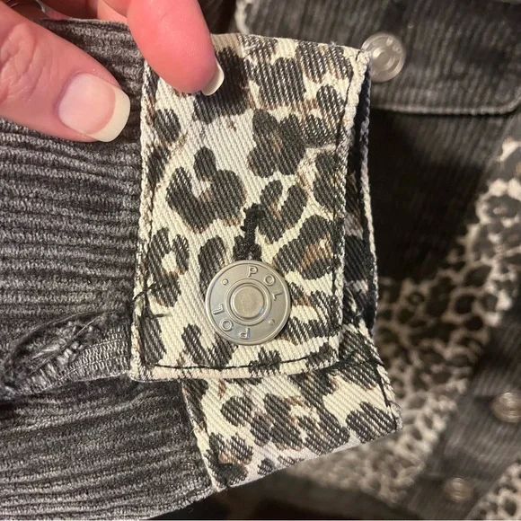 POL Denim Animal Print Jacket Size S - Picture 6 of 6